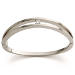 14kt wit gouden armband bezet met een briljant geslepen diamant